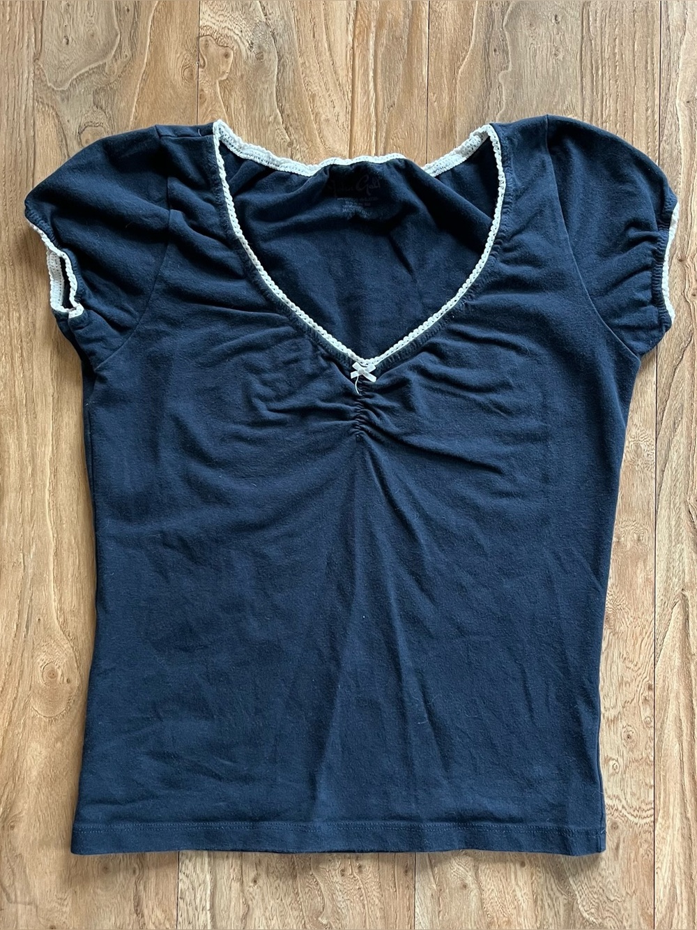 Brandy Melville lace trim top